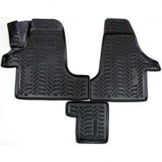 Koberce gumenné J&J VW T5 2003-2015- Multivan – predná rada so zvýšeným okrajom