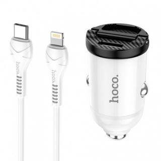 nz2 autonabíjací dual usb set s typ-c to lightning káblom 30w