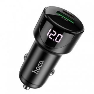 z42 autonabíjačka dual usb s digital displejom pd+qc 3.0 20w