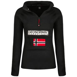 Dámska flísová mikina GEOGRAPHICAL NORWAY Tymclass Barva: Čierna, Velikost: 2XL