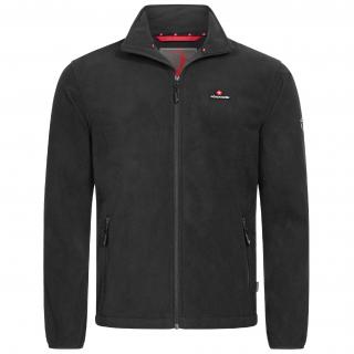 Pánska flísová mikina Höhenhorn Badus Barva: Čierna, Velikost: 2XL