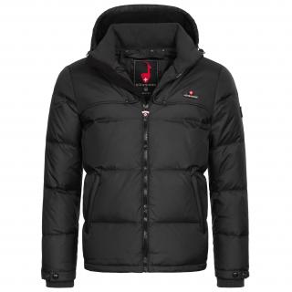 Pánska páperová zimná bunda HOHENHORN Bristen Barva: Čierna, Velikost: 2XL