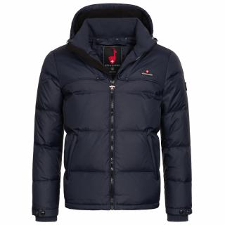 Pánska páperová zimná bunda HOHENHORN Bristen Barva: Tmavomodrá, Velikost: 2XL