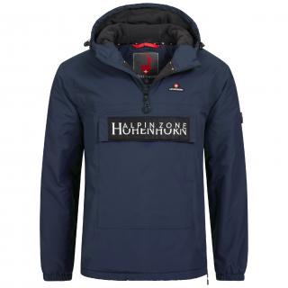 Pánska prechodná vetrovka s predným vreckom HOHENHORN Allesso Farba: Modrá, Veľkosť: XL