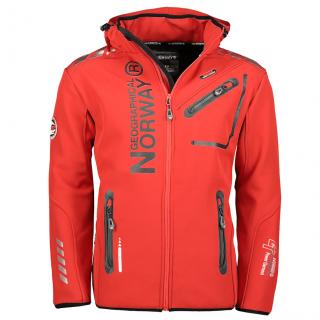 Pánska softshellová bunda GEOGRAPHICAL NORWAY Royaute GTX Farba: Červená, Veľkosť: L