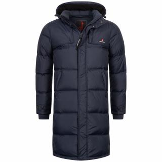 Pánsky teplý páperový zimný kabát HOHENHORN Bannalp Farba: Modrá, Veľkosť: 3XL