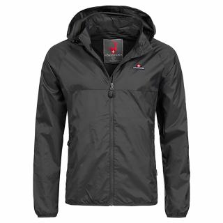 Štýlová pánska vetrovka do dažďa HOHENHORN Rigi Farba: Čierna, Veľkosť: 3XL