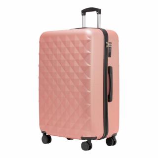 Veľký rodinný cestovný kufor s TSA zámkom ROWEX Crystal Farba: Rosegold