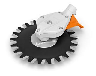 Čistič obrubníkov STIHL KM-RG čistič obrubníkov