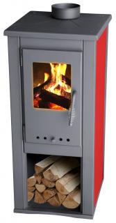STREND PRO THALIA OKTA M Krbové kachle ČERVENÉ 3,9kW
