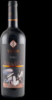 ViaJur Dunaj tiché suché červené 2021 14.5 % 0.75 l (čistá fľaša)