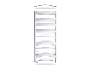 RADIATOR KUPELNOVY OBLY BIELY SIRKA 750 Thermal Trend Rozmer: 750x960