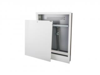 Skriňa k rozdelovaču podomietková ORP-WS, s priestorom pre reguláciu, zamok na mincu Veľkosť: ORP-2WS (2-4 okruhy), Rozmer: 435x780-870x110-175