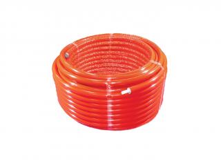 Tigris Plastohliník Rúra kotúč izolácia 9mm Priemer: 25x2,5/25m červená PE-Xc/Al/PE-HD