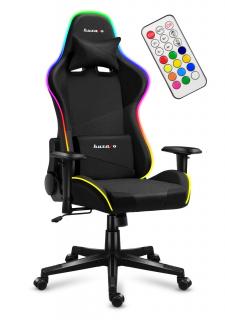 Herné kreslo polohovateľné otočné Huzaro Force 6.3 RGB Mesh
