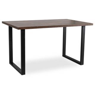 Jedálenský stôl Glos 135 cm rustikálny dub