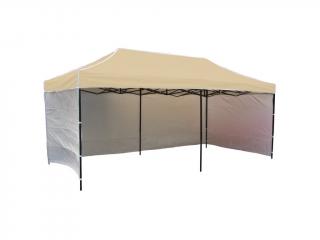 Nožnicový stan extra strong biely 3x6m