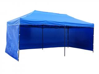Nožnicový stan extra strong modrý 3x6m