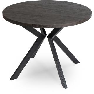 Okrúhly rozkladací stôl 100 - 250cm Lukas čierny 2/2