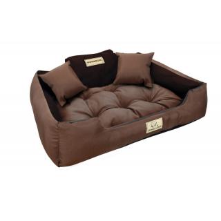 Pelech pre psa a mačku kingdog 130 x 105 cm hnedý