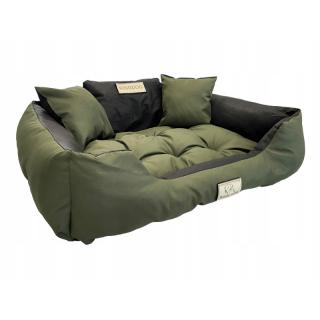 Pelech pre psa a mačku kingdog 145 x 115 cm zeleno čierny