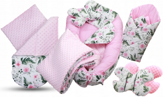 Set do postieľky 7 dielny rose