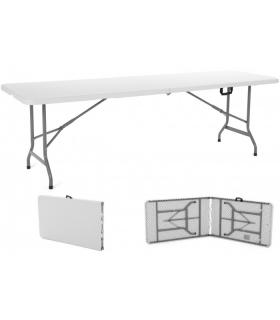 Skladací stôl 180 cm biely