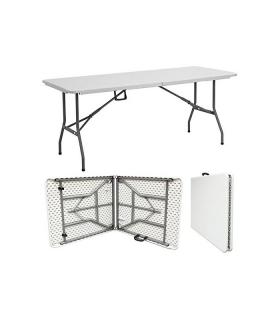 Skladací stôl 240 cm biely