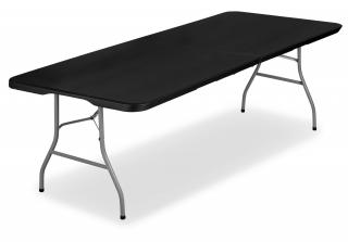 Skladací stôl 240 cm čierny