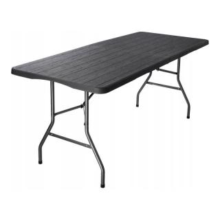 Skladací stôl 70 x 180 cm čierny SC02BR