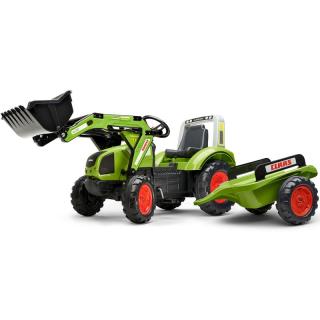 Šliapací traktor s prívesom CLAAS 3+