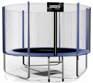 TRAMPOLÍNA 252CM + SCHODÍKY + OCHRANNÁ SIEŤ VONKAJŠIA 8FT MODRÁ