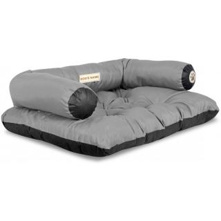 Vodeodolný pelech pre psa Sofa 80 x 60 cm šedý