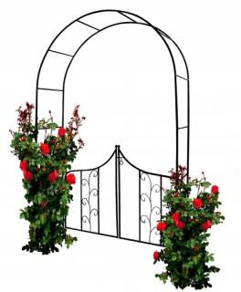 Záhradná pergola s bránkou 138x40x240 cm