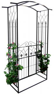 Záhradná pergola s bránkou 217 x 106 x 50 cm