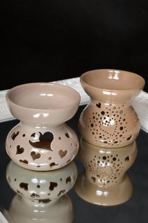 Aróma lampa kameninová/krémová