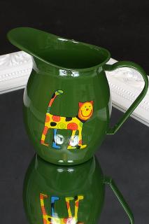 Džbán smaltovaný zelený/1200ml