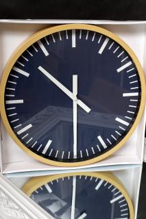 Hodiny nástenné čierne/40cm