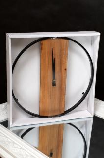 Nástenné hodiny drevo-kov/35cm