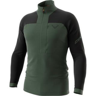 Mikina Dynafit Speed Polartec 1/2 Zip black out thyme 0911, Veľkosť textil XL