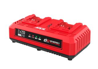 SKIL Dvojnabíjačka 2x20V 2,4A CR1E3128AA
