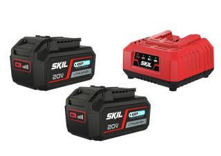 SKIL Set batérií 2x 20V 4,0 Ah a nabíjačky BC1E3112BA