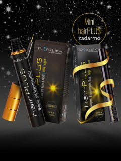 FacEvolution Vianočná ponuka - Sérum na rast rias a obočí hairPLUS + mini hairPLUS