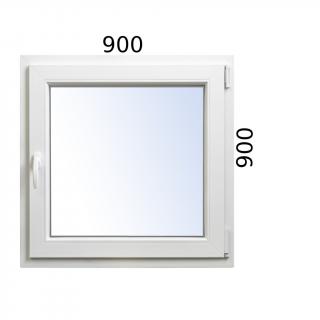 Plastové okno 900x900 OS pravé ALUPLAST