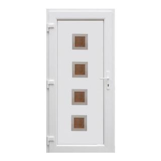 Plastové vchodové dvere INOX 2