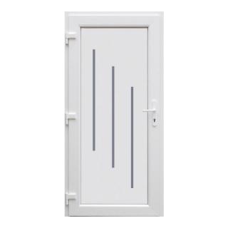 Plastové vchodové dvere plné Solution 3