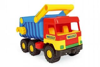 Auto middle Truck sklápěč plast 38cm asst Wader