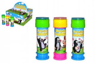Bublifuk 50ml s hrkavkou Krtek 11cm - 2 barvy