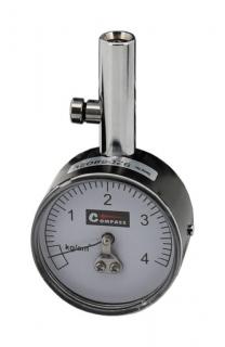 COMPASS Profesionálny merač tlaku v pneumatikách, 4 kg/cm2
