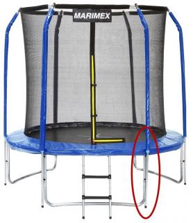 Dolná stojná noha ochrannej siete k trampolínam - 366 cm